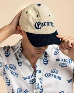 Headwear*Corona Arch Strapback Cap Beige
