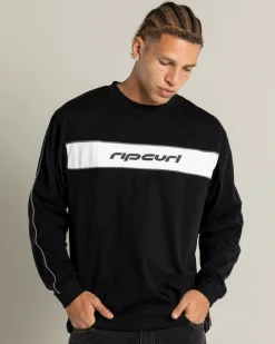 Tops & T-Shirts*Rip Curl Archive Long Sleeve T-Shirt Black