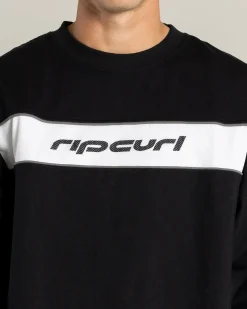 Tops & T-Shirts*Rip Curl Archive Long Sleeve T-Shirt Black