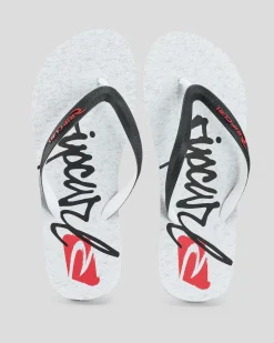 New Archive Script Bloom Open Toe Flip Flops & Sandals