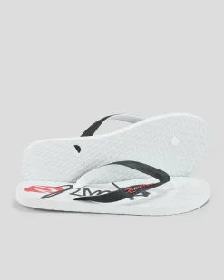 New Archive Script Bloom Open Toe Flip Flops & Sandals