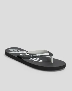 Flip Flops & Sandals*Rip Curl Archive Script Bloom Open Toe Phantom