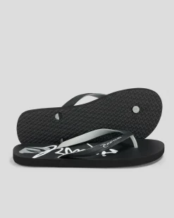 Flip Flops & Sandals*Rip Curl Archive Script Bloom Open Toe Phantom