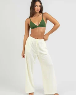 Sets|Linen Blend*Mooloola Aria Dallis Pants Butter
