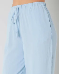 Sets|Linen Blend*Mooloola Aria Dallis Pants Powder Blue