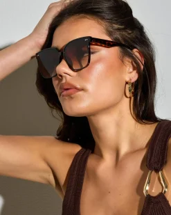 Sunglasses*Indie Eyewear Aria Sunglasses Tort/gd Brn