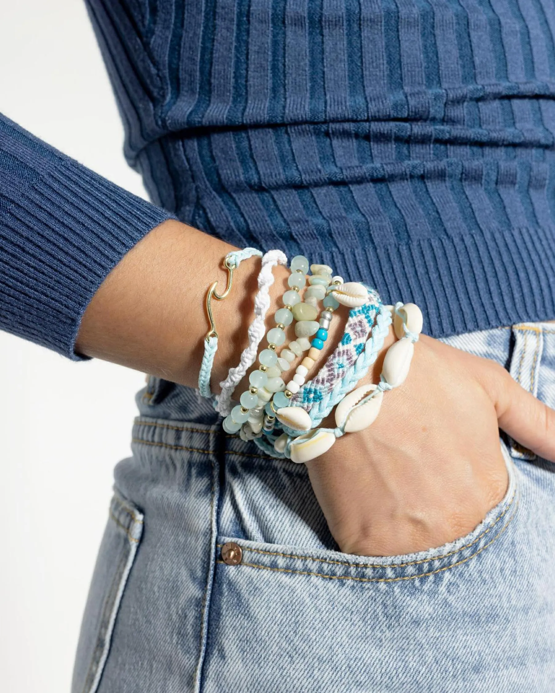 Jewelry|Jewelry*Karyn In LA Ariana Wristband Pack Blue/rose