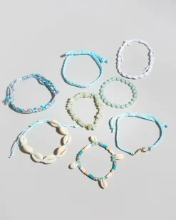 Jewelry|Jewelry*Karyn In LA Ariana Wristband Pack Blue/rose