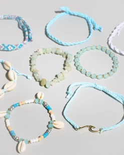 Jewelry|Jewelry*Karyn In LA Ariana Wristband Pack Blue/rose