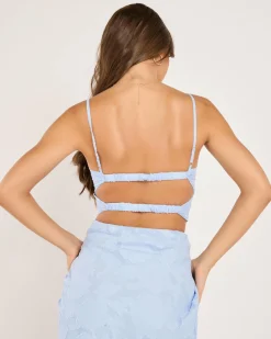 Sets|Tops*Mooloola Ariel Top Light Blue