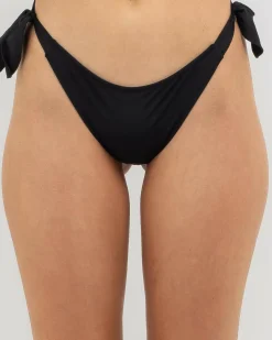 Bikinis*Topanga Arista Cheeky Tie Bikini Bottom Black