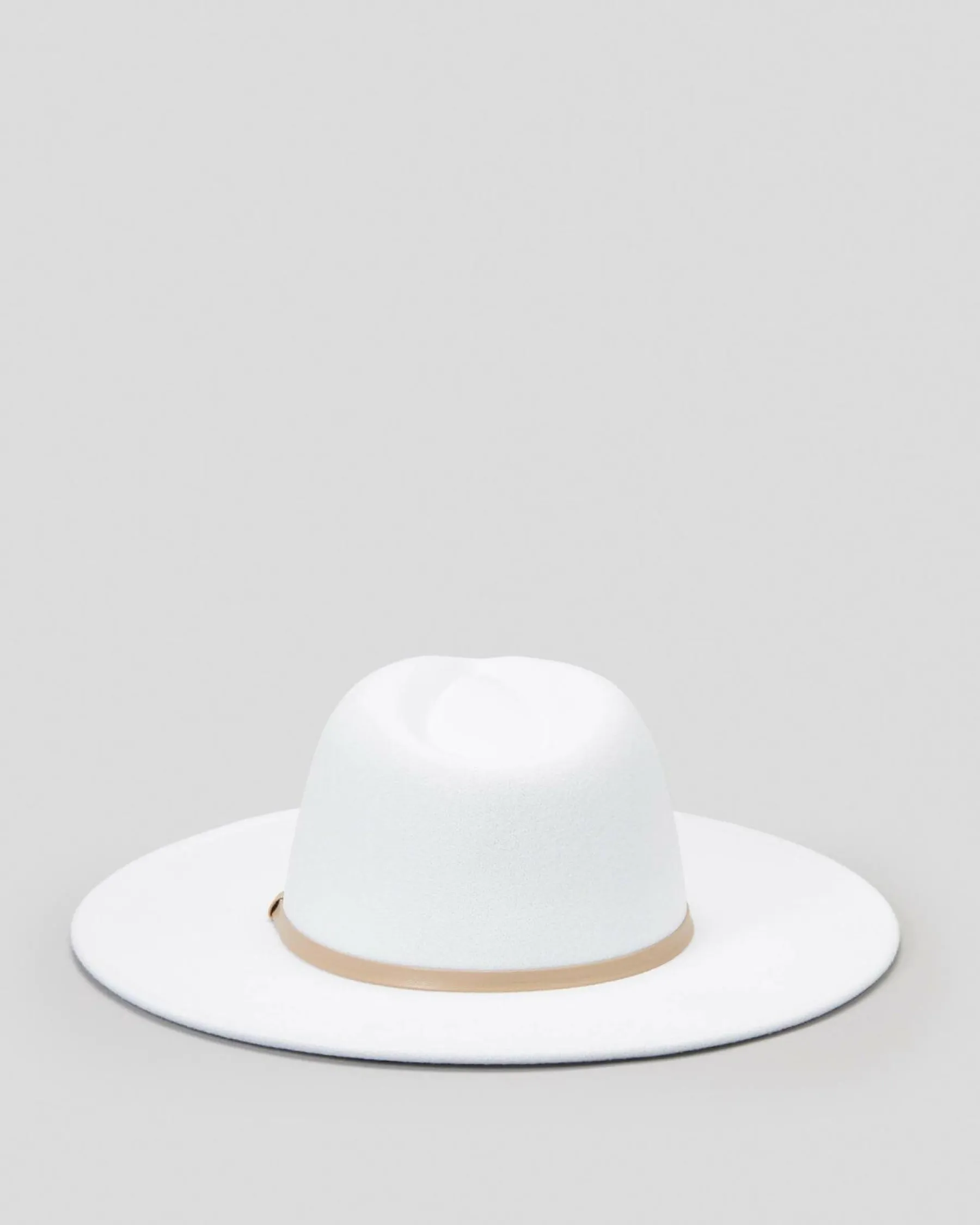 Headwear*Mooloola Arizona Felt Hat White