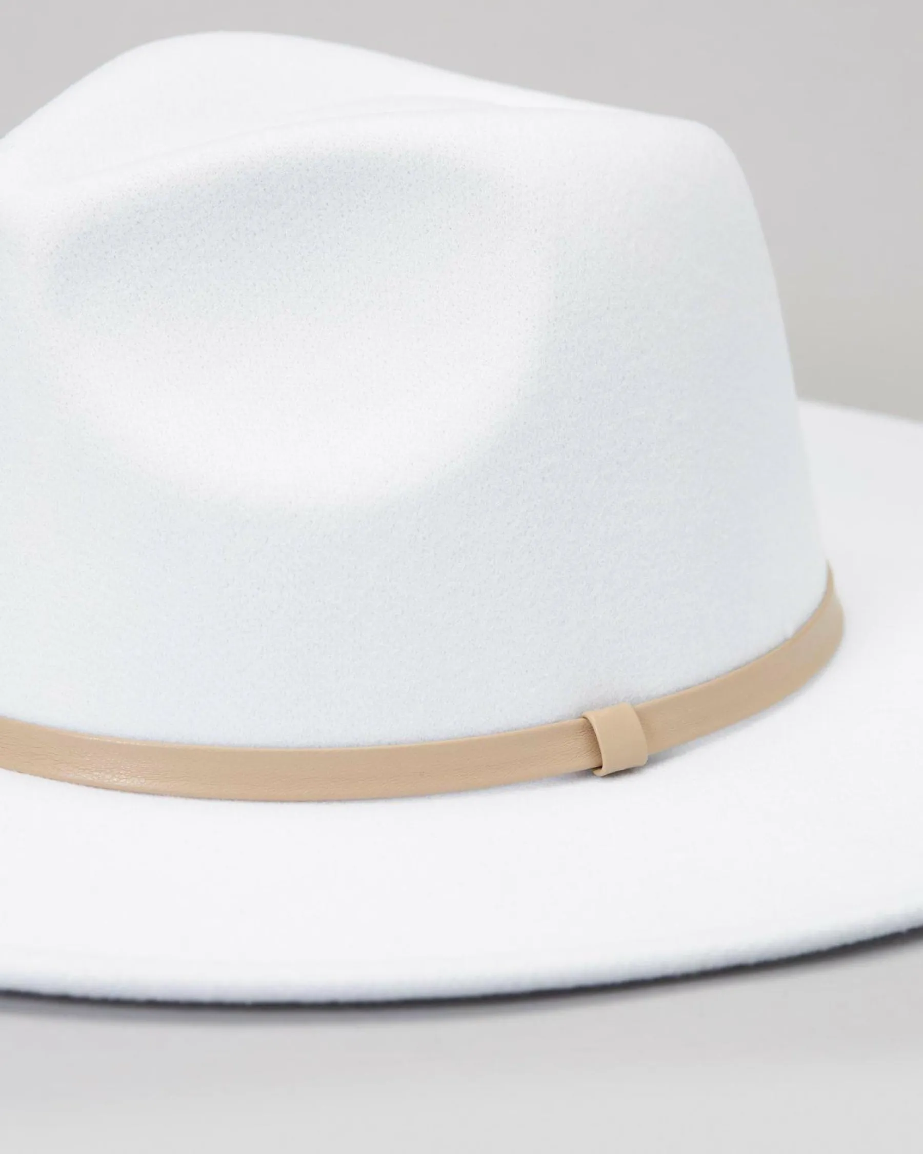 Headwear*Mooloola Arizona Felt Hat White