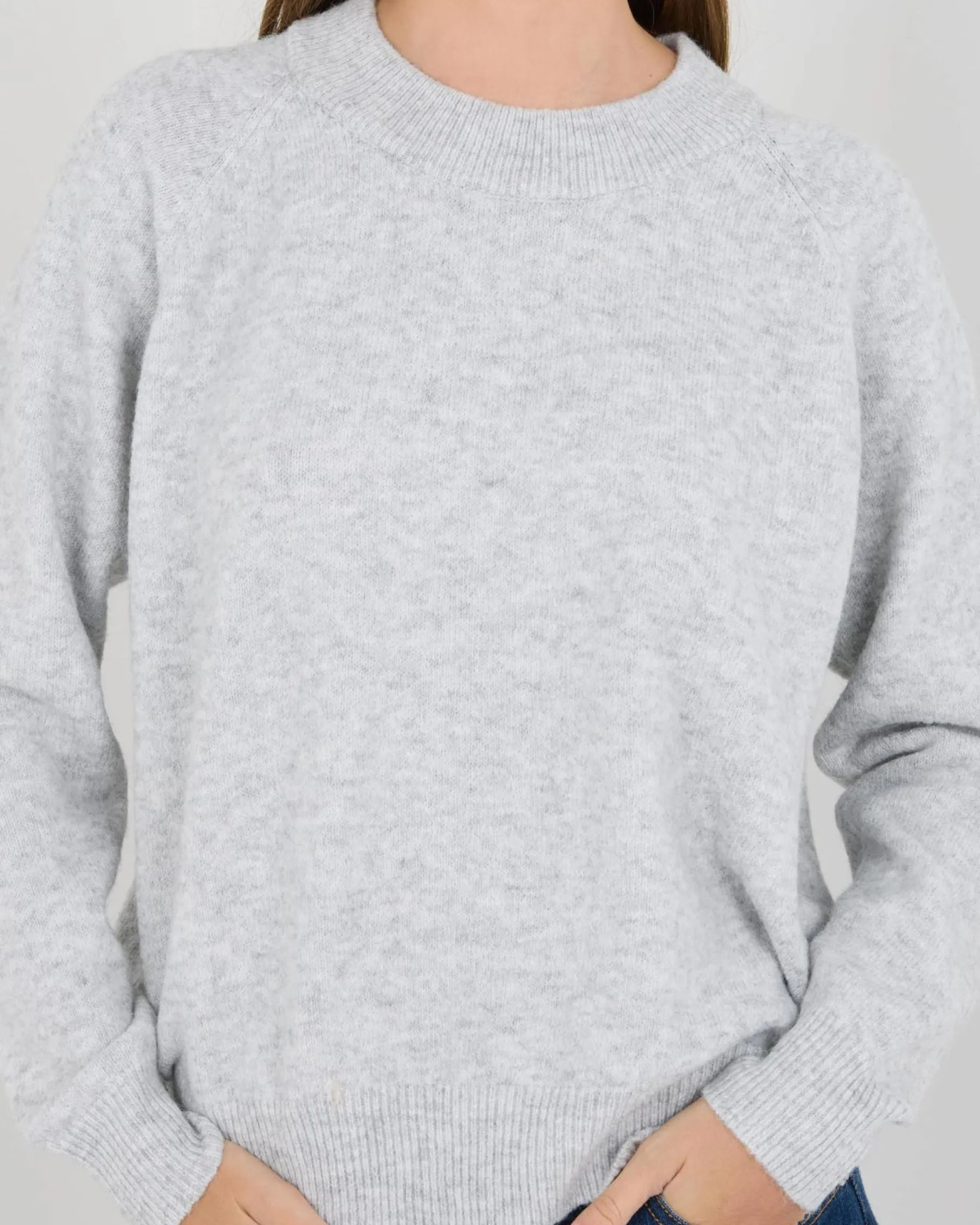 Knitwear|Jumpers & Hoodies*Mooloola Artemis Crew Neck Knit Jumper Grey Marle