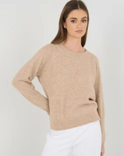 Knitwear|Jumpers & Hoodies*Mooloola Artemis Crew Neck Knit Jumper Taupe Marle