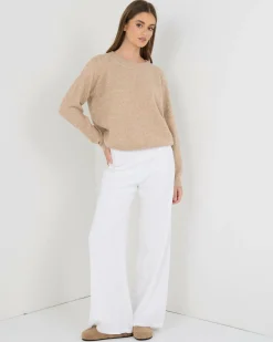 Knitwear|Jumpers & Hoodies*Mooloola Artemis Crew Neck Knit Jumper Taupe Marle