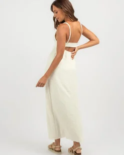 Clearance Arthur Maxi Dress Women Linen Blend|Dresses