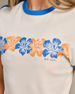 Tops*Rip Curl Artist Of The Search - Cody Welsh Fitted Tee Bone