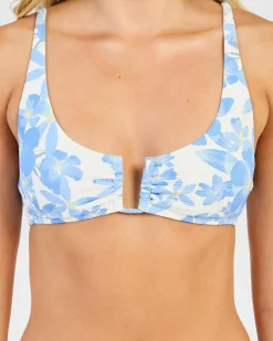 Hot Artsy Floral Underwire Bikini Top Women Bikinis