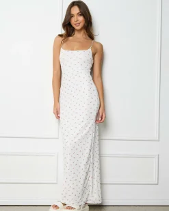 Dresses*Ava And Ever Asha Maxi Dress White/red