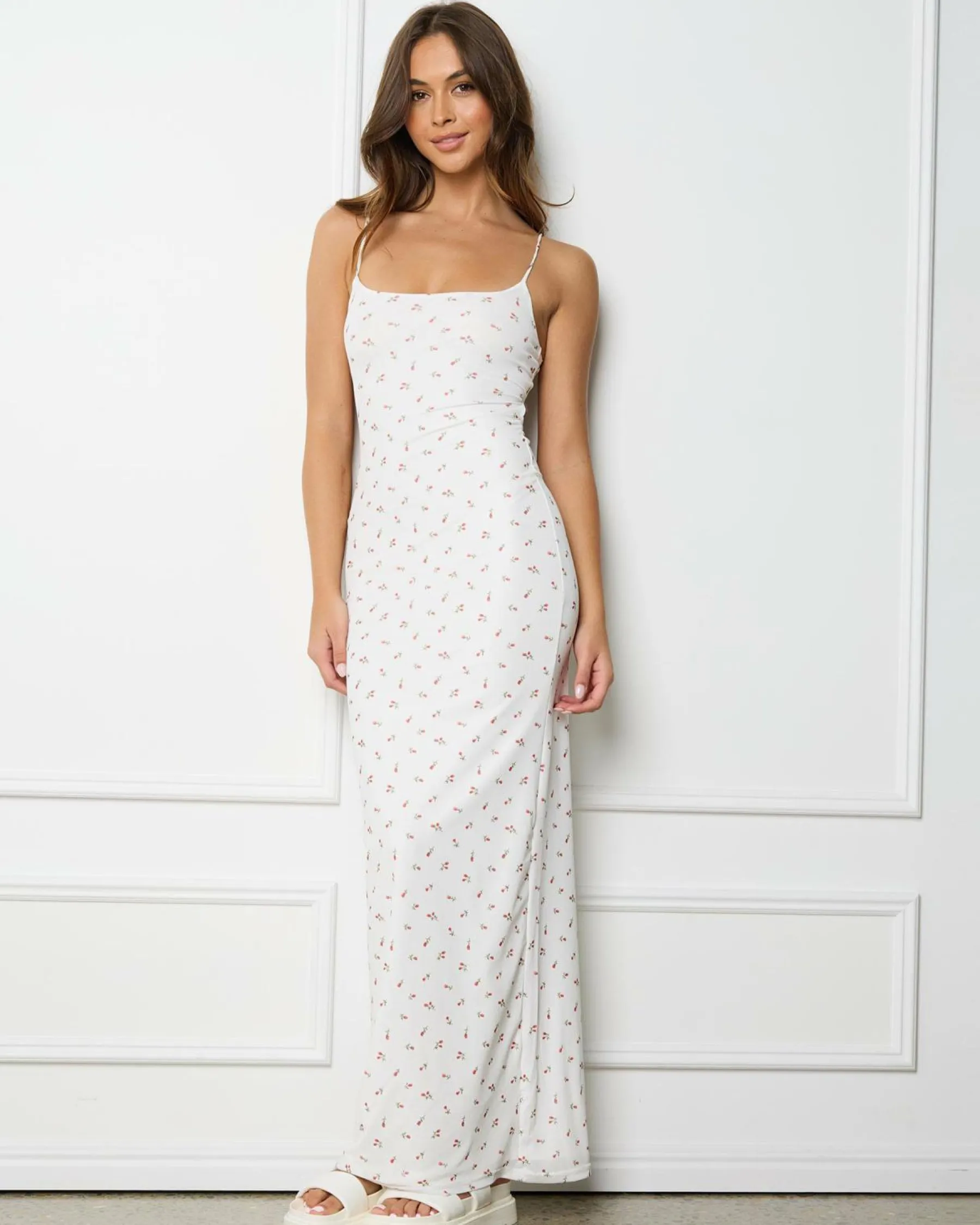 Dresses*Ava And Ever Asha Maxi Dress White/red