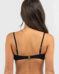 Bikinis*Kaiami Ashanti Ring Bandeau Bikini Top Black