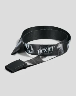 Belts*Dexter Assassin Web Belt Black/white