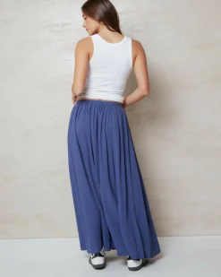 Bottoms*Mooloola Aster Maxi Skirt Indigo