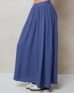 Bottoms*Mooloola Aster Maxi Skirt Indigo