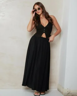 Clearance Aster Maxi Skirt Women Bottoms