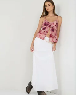 Clearance Aster Split Front Top Women Tops