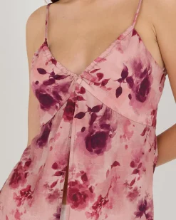Clearance Aster Split Front Top Women Tops
