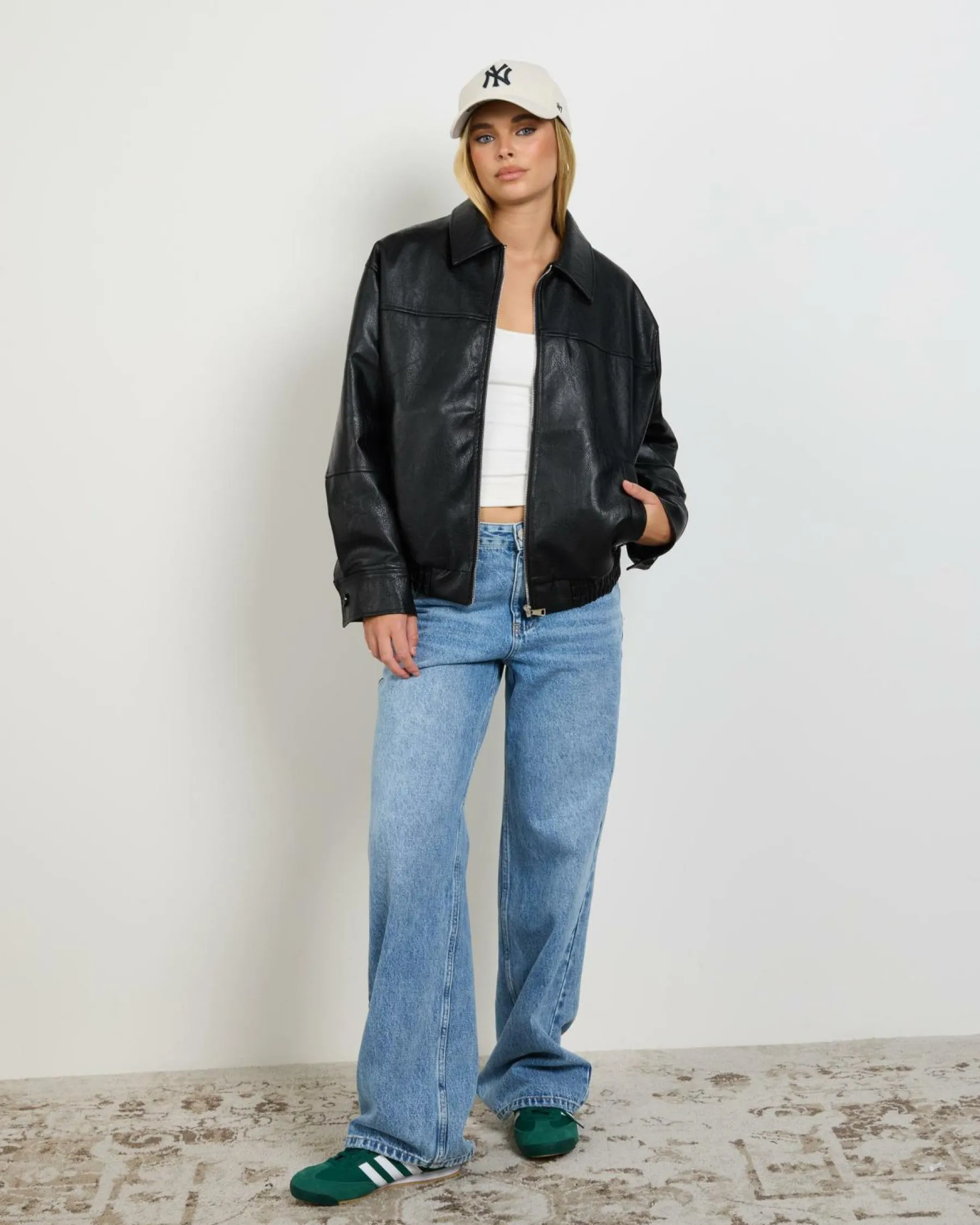 Hot Aston Faux Leather Jacket Women Jackets & Coats