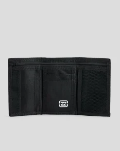 Wallets*Billabong Atom Trifold Wallet Black