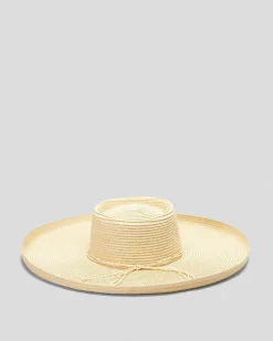 Headwear*Mooloola Aubrey Boater Hat Natural