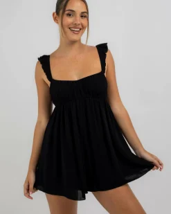Playsuits & Jumpsuits*Mooloola Aubrey Playsuit Black