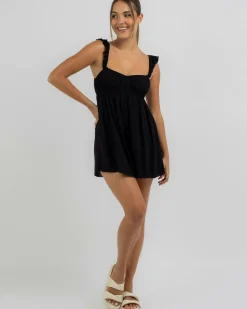 Playsuits & Jumpsuits*Mooloola Aubrey Playsuit Black