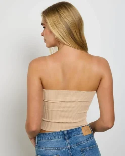 Tops*Ava And Ever Aurelia Seam Free Tube Top Taupe