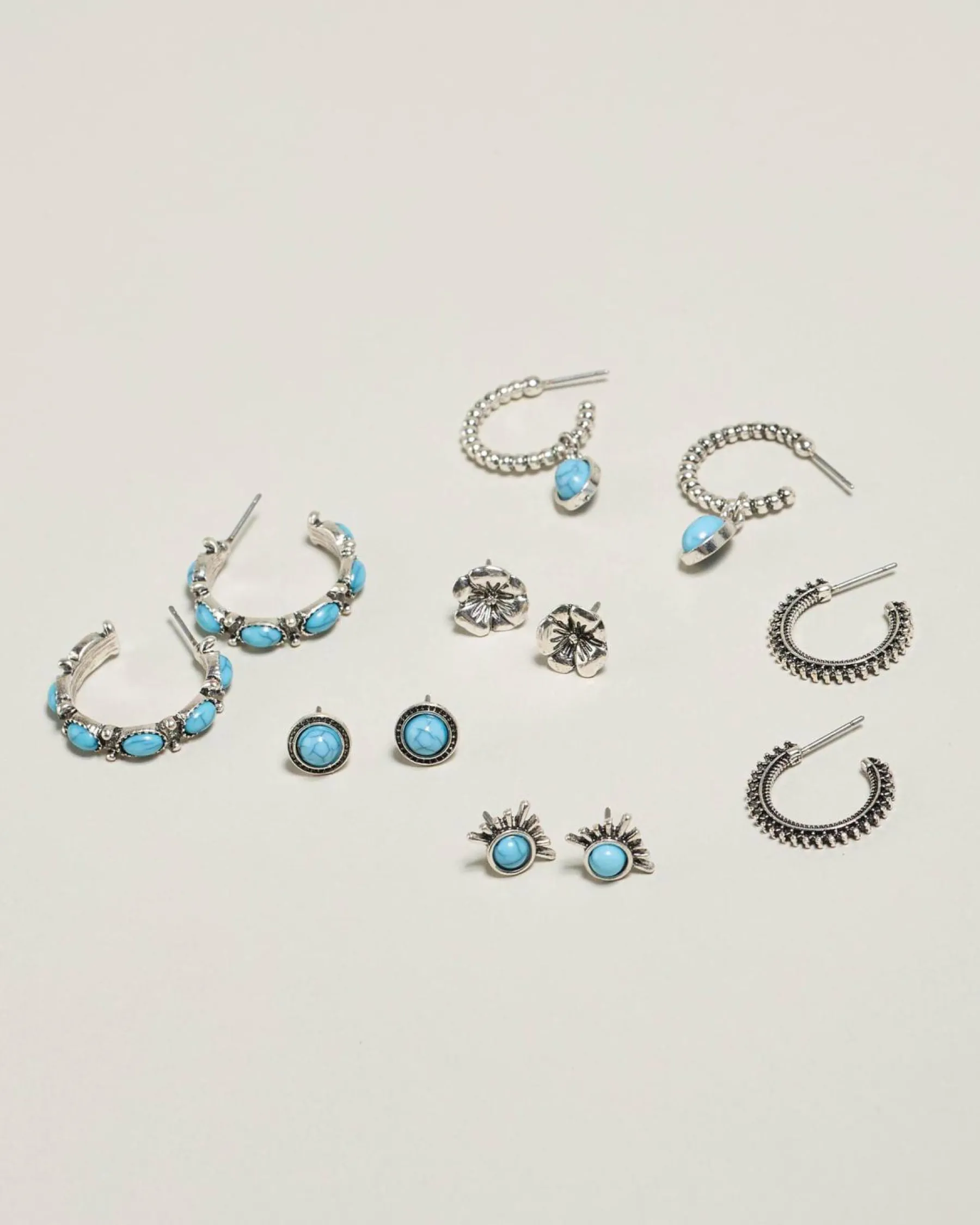 Jewelry|Jewelry*Karyn In LA Austin Earring Pack Turq/silver