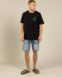 Tops & T-Shirts*Rip Curl Australia Fun Times Desto T-Shirt Black