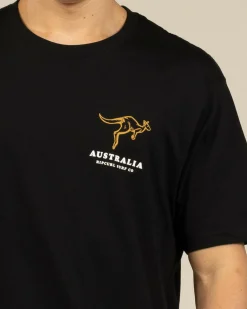 Tops & T-Shirts*Rip Curl Australia Fun Times Desto T-Shirt Black