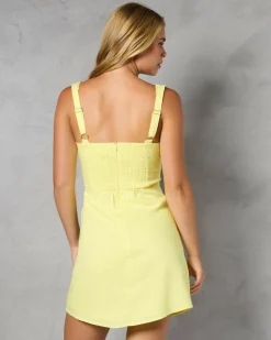 Sale Autumn Dress Women Linen Blend|Dresses