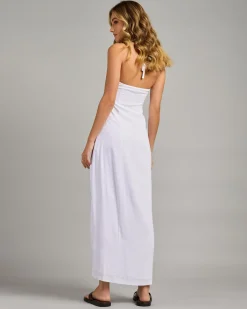 Discount Ava Hawaii Maxi Dress Women Linen Blend|Dresses