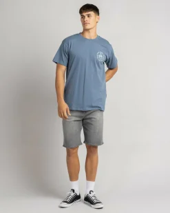 Tops & T-Shirts*Jacks Axis T-Shirt Surf Blue