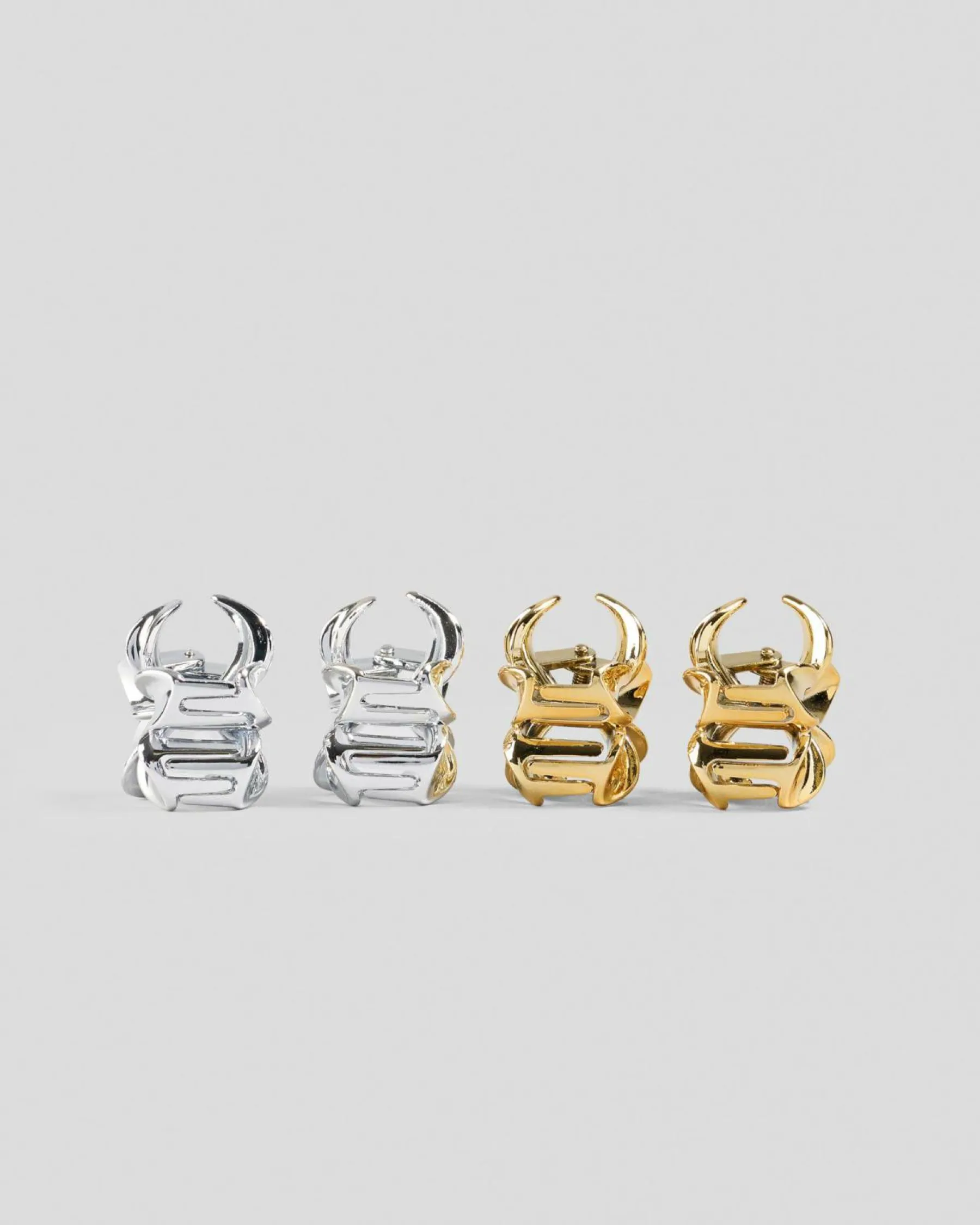 Face & Body*Karyn In LA Baby Frangipani Hair Claw Clip Pack Silver/gold