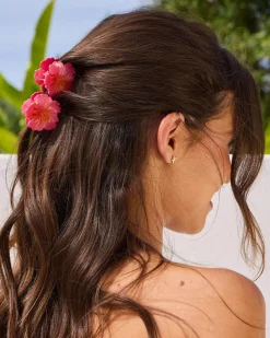 Sale Baby Hibiscus Flower Hair Claw Clip Pack Kids Face & Body