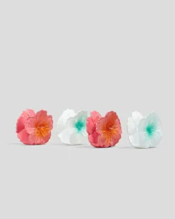 Sale Baby Hibiscus Flower Hair Claw Clip Pack Kids Face & Body