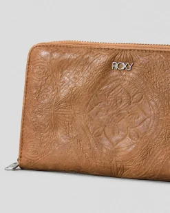 Wallets|Wallets*Roxy Back In Brooklyn Travel Wallet Camel
