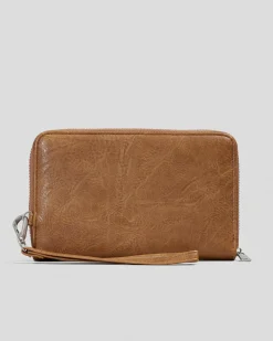 Wallets|Wallets*Roxy Back In Brooklyn Travel Wallet Camel