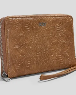 Wallets|Wallets*Roxy Back In Brooklyn Travel Wallet Camel